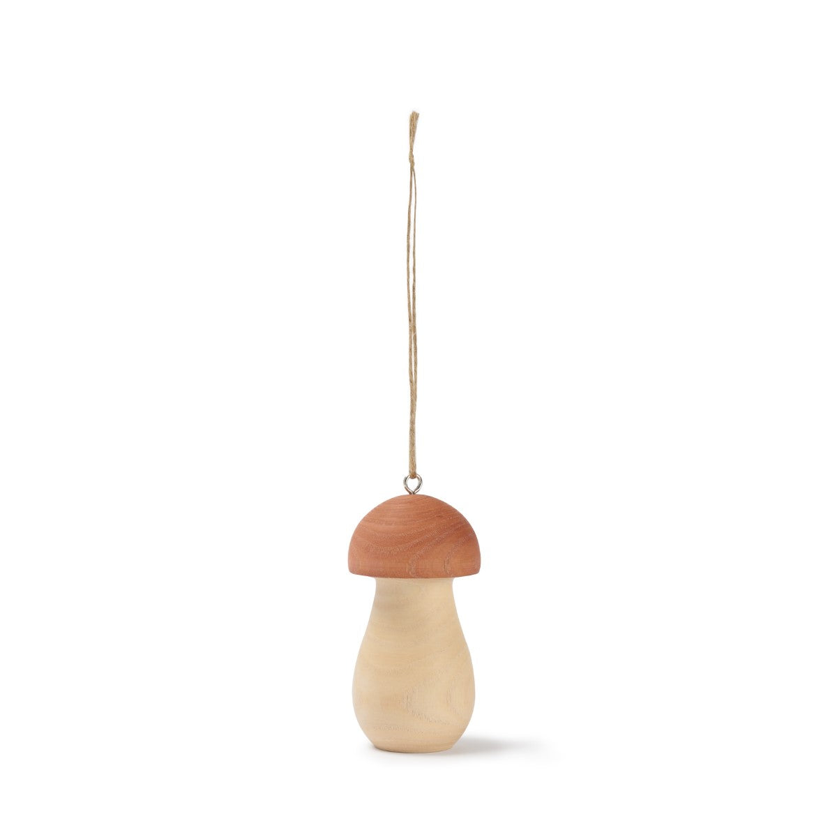Brown Wooden Mushroom Hanger by Sophie Allport