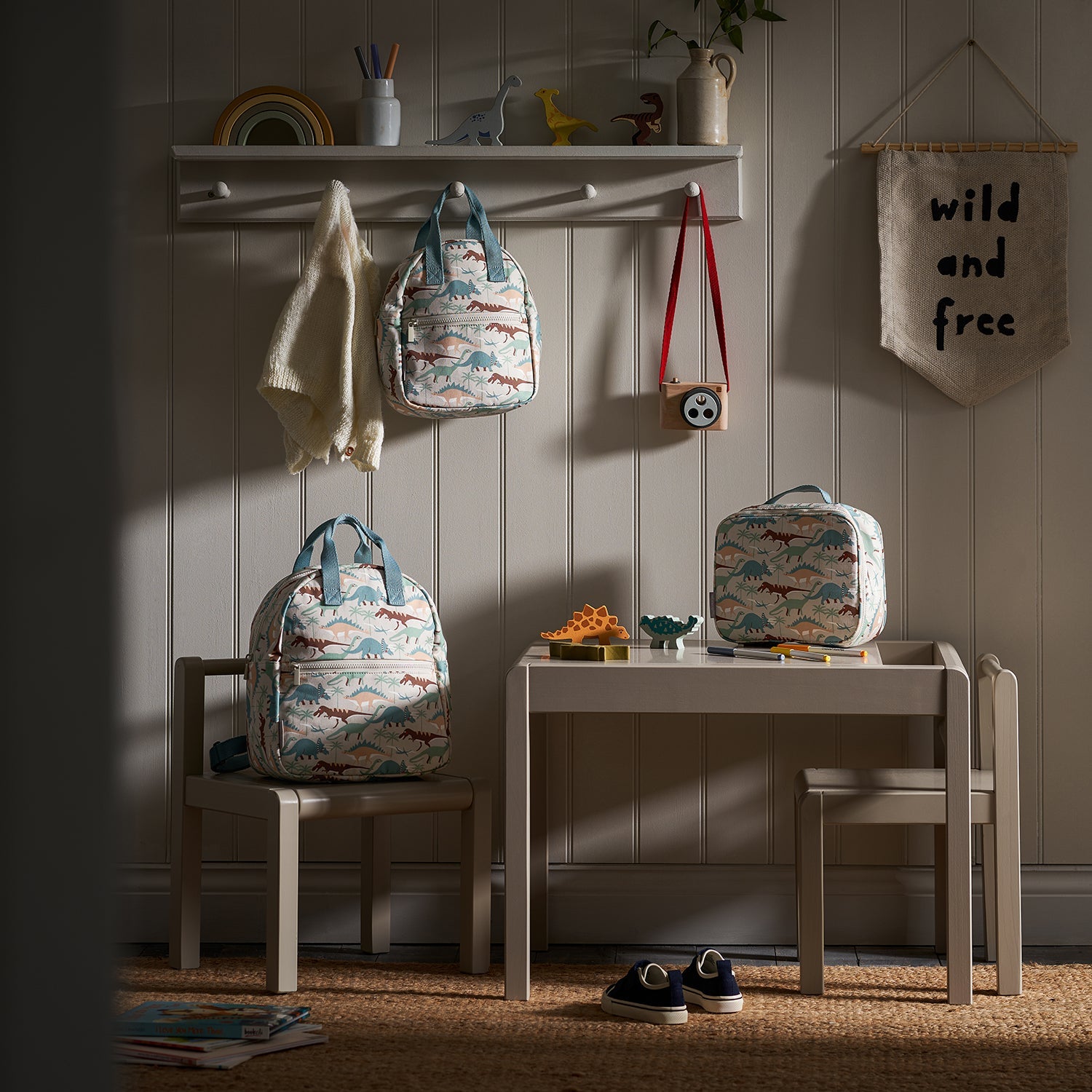 Dinosaurs Camouflage Backpack by Sophie Allport