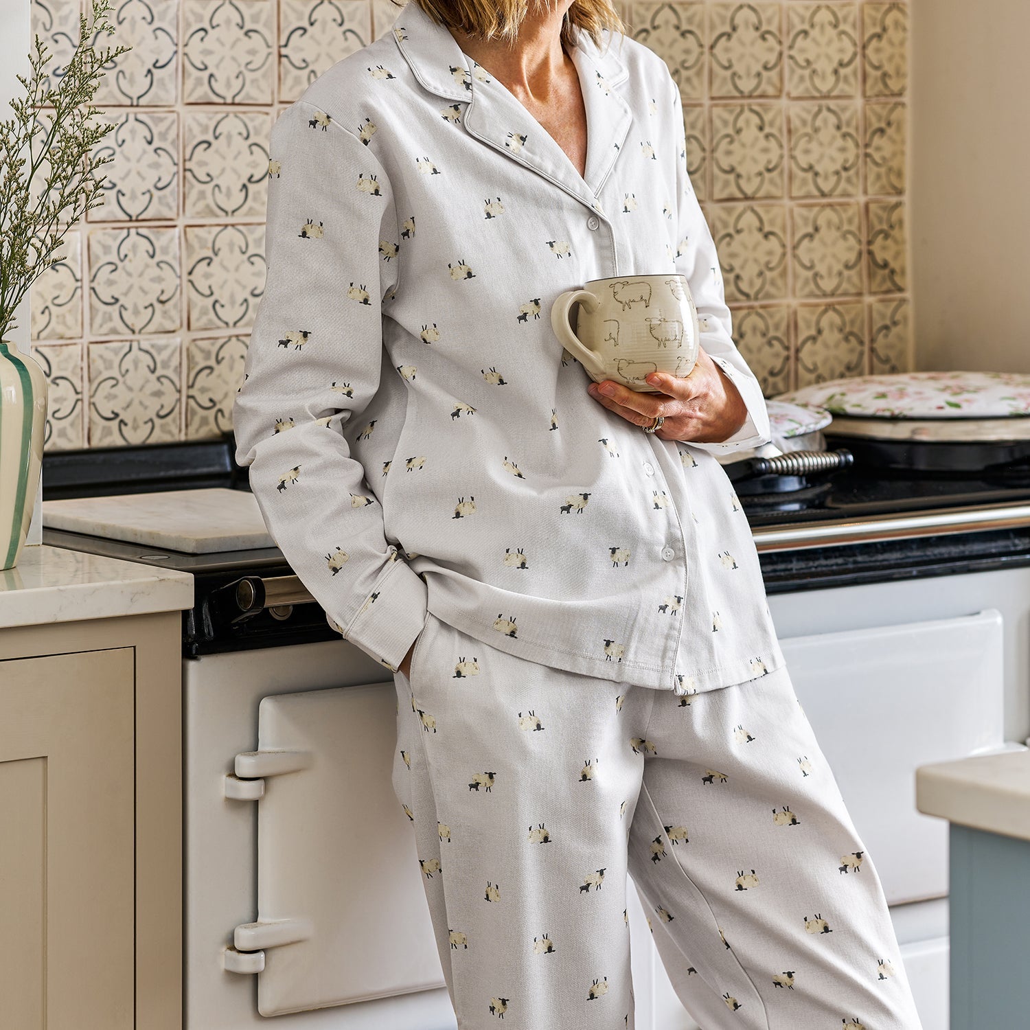 Sheep Womens Pyjama Set by Sophie Allport