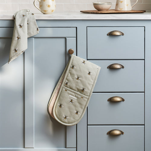 Bees Double Oven Glove by Sophie Allport