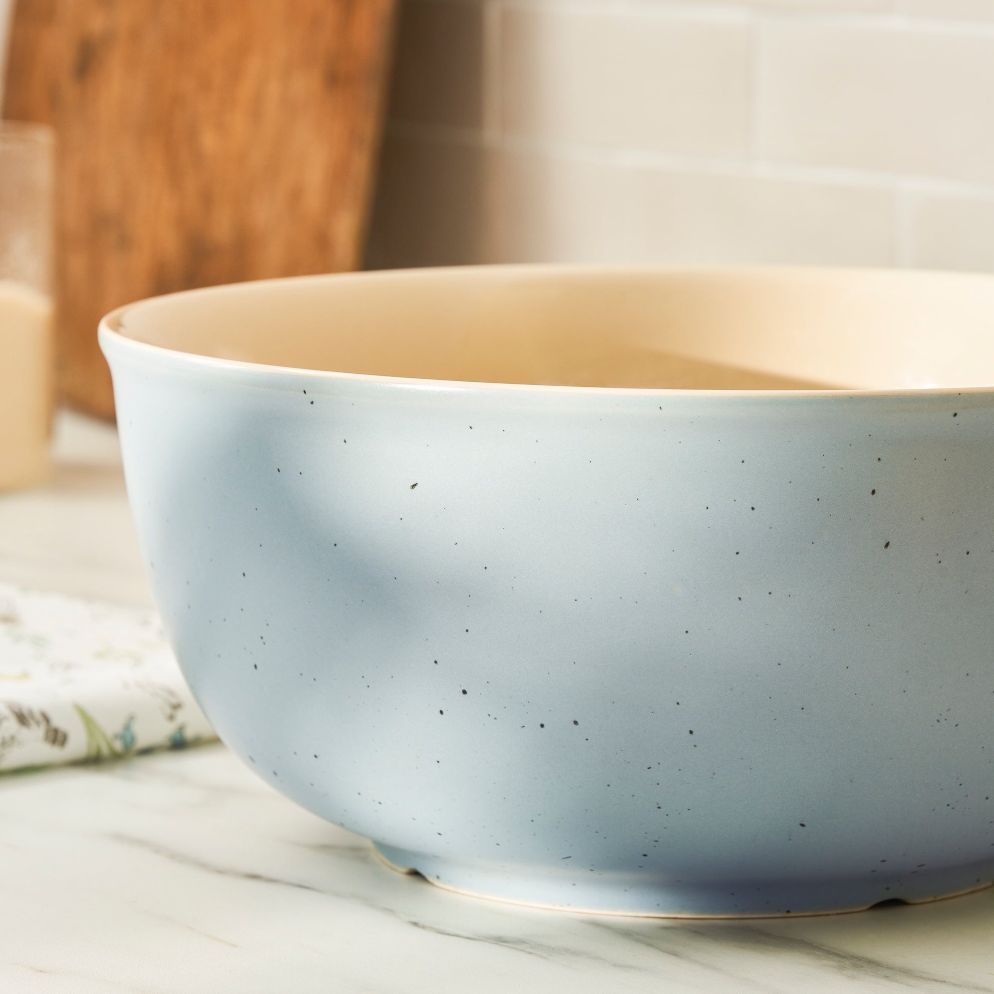 Speckled Stoneware Mixing Bowl - Blue by Sophie Allport