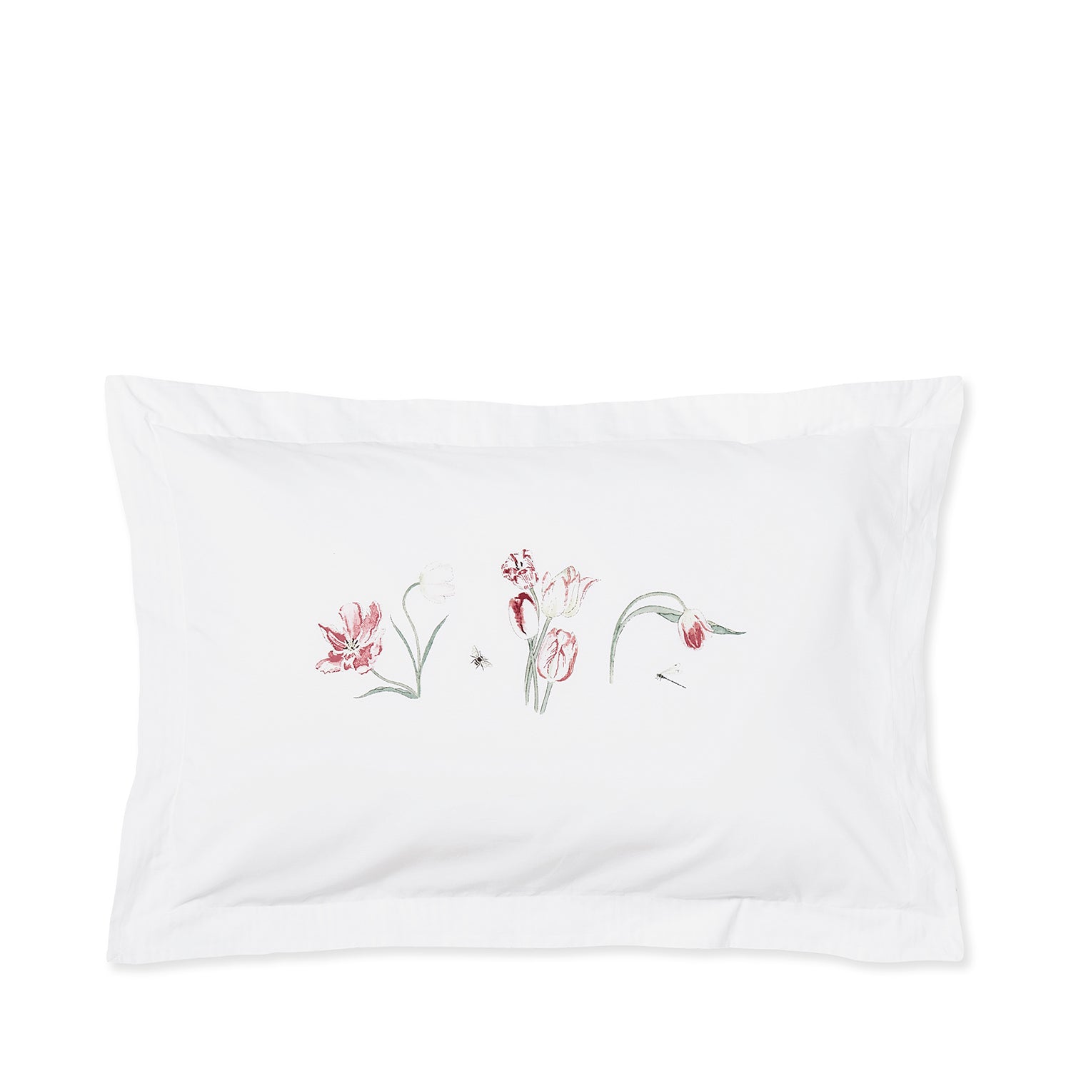 Tulips Pair of Oxford Pillow Cases by Sophie Allport