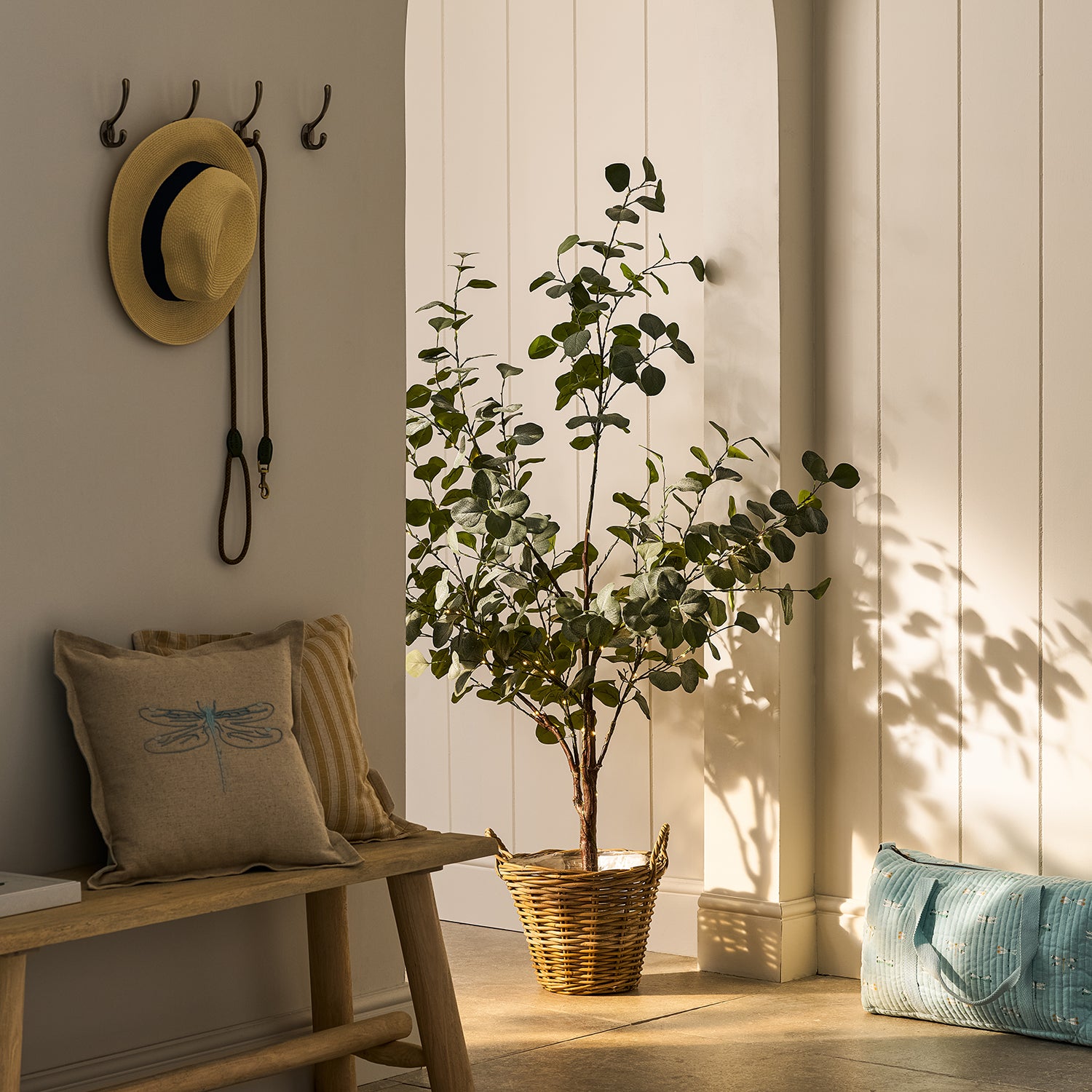 pre lit indoor plants Pre-lit Eucalyptus Tree by Sophie Allport
