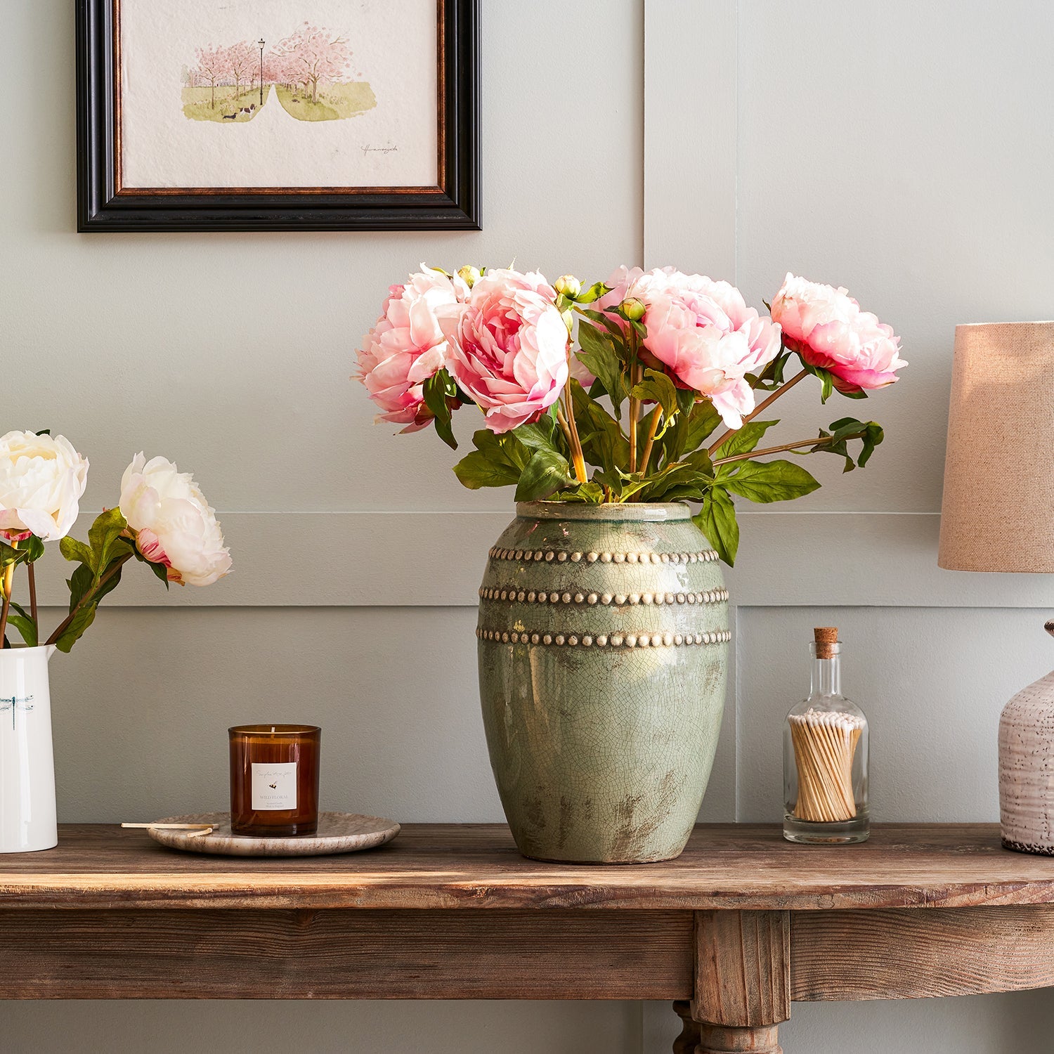 Faux Classic Pink Peony by Sophie Allport
