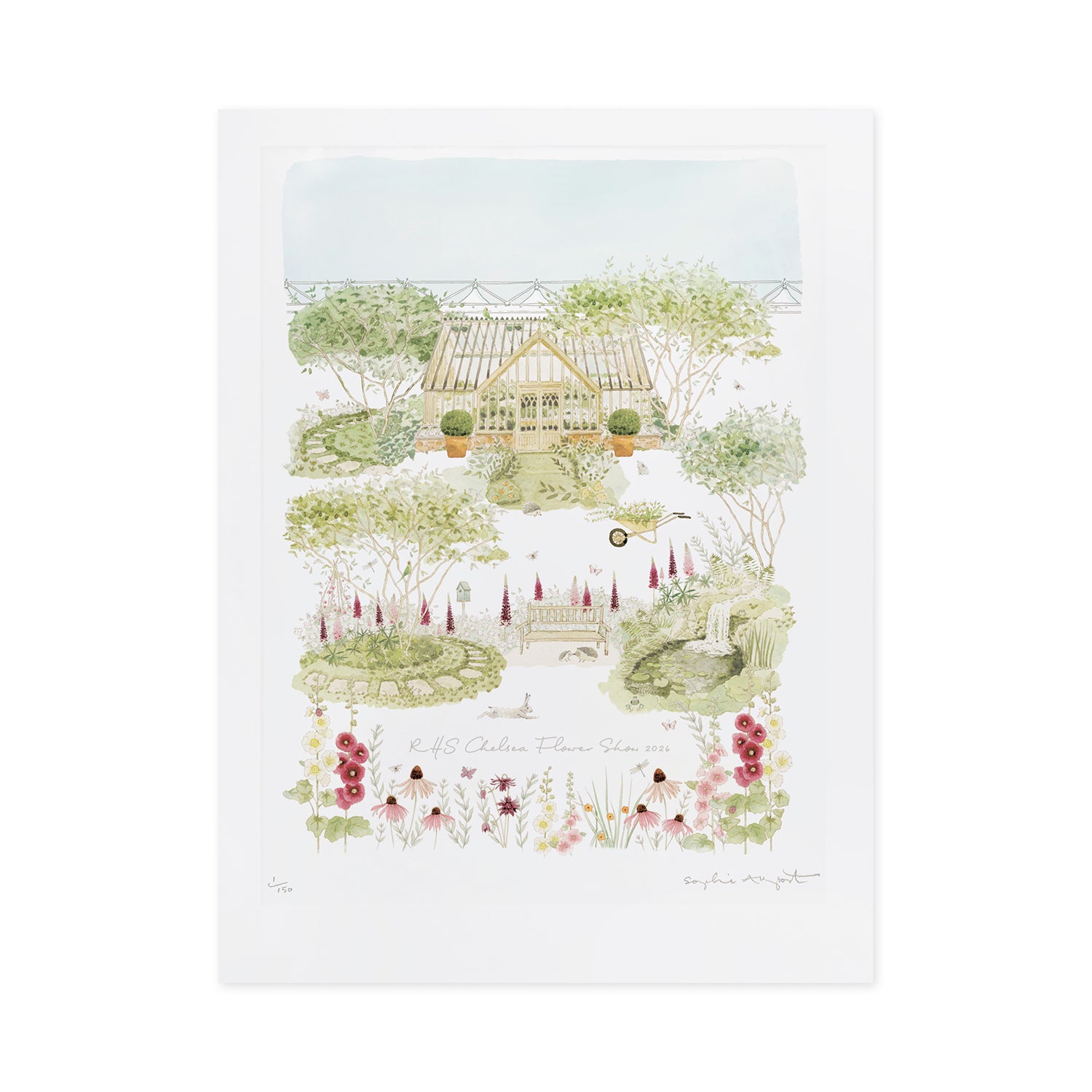 RHS Chelsea Flower Show Print by Sophie Allport