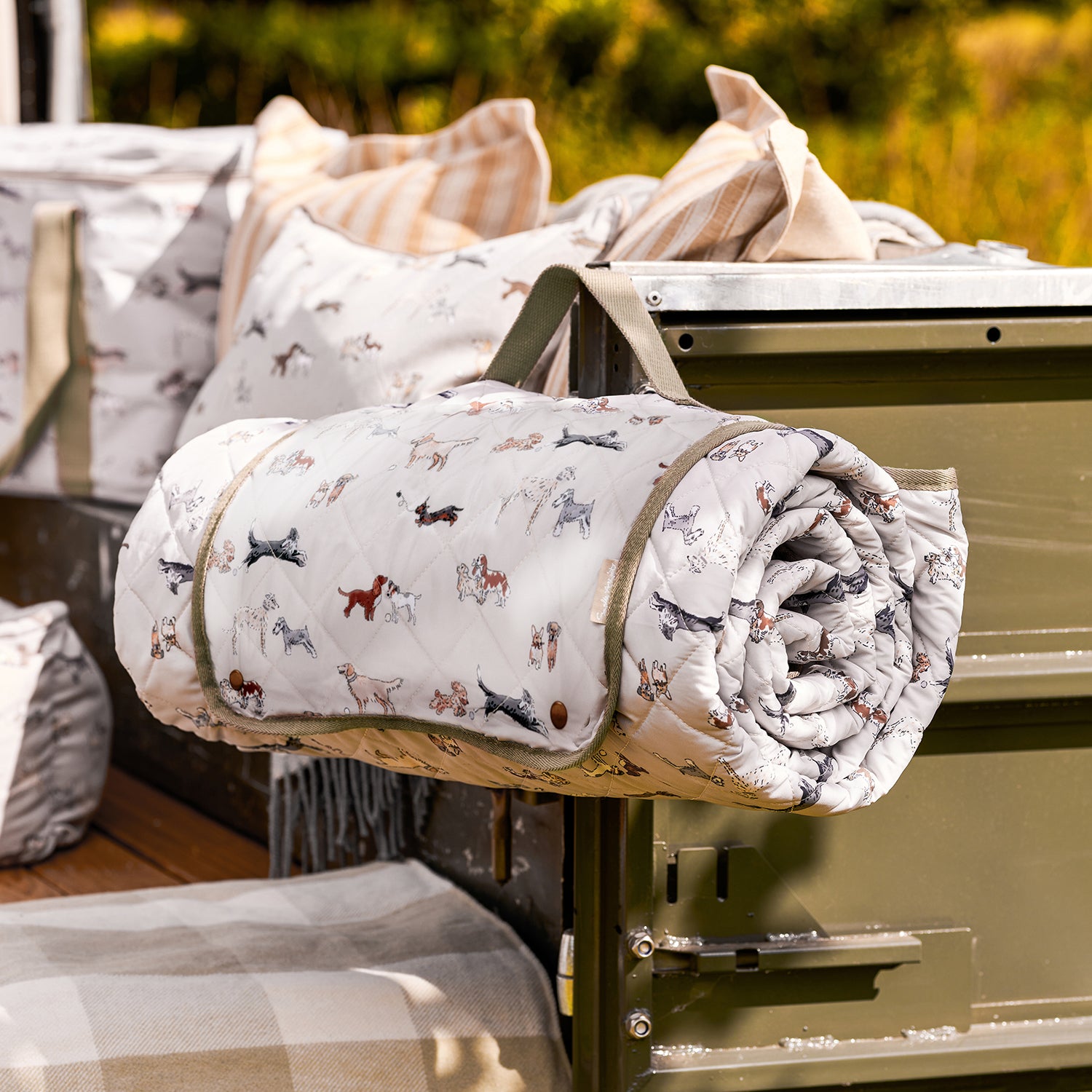 Doggy Daycare Picnic Blanket by Sophie Allport