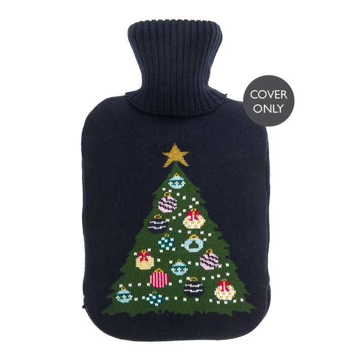 Christmas Trees Hot Water Bottle Cover by Sophie Allport