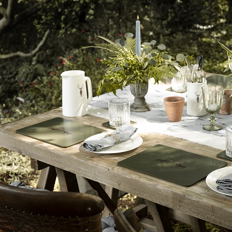Highland Stag Placemats (Set of 4) by Sophie Allport