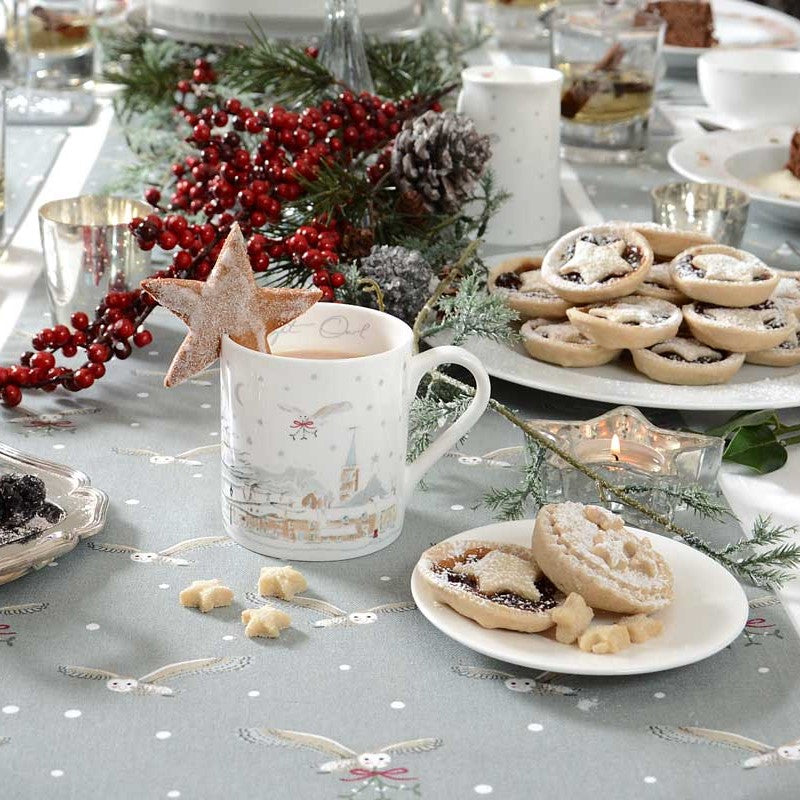 Night Owl Village Scene Mug by Sophie Allport