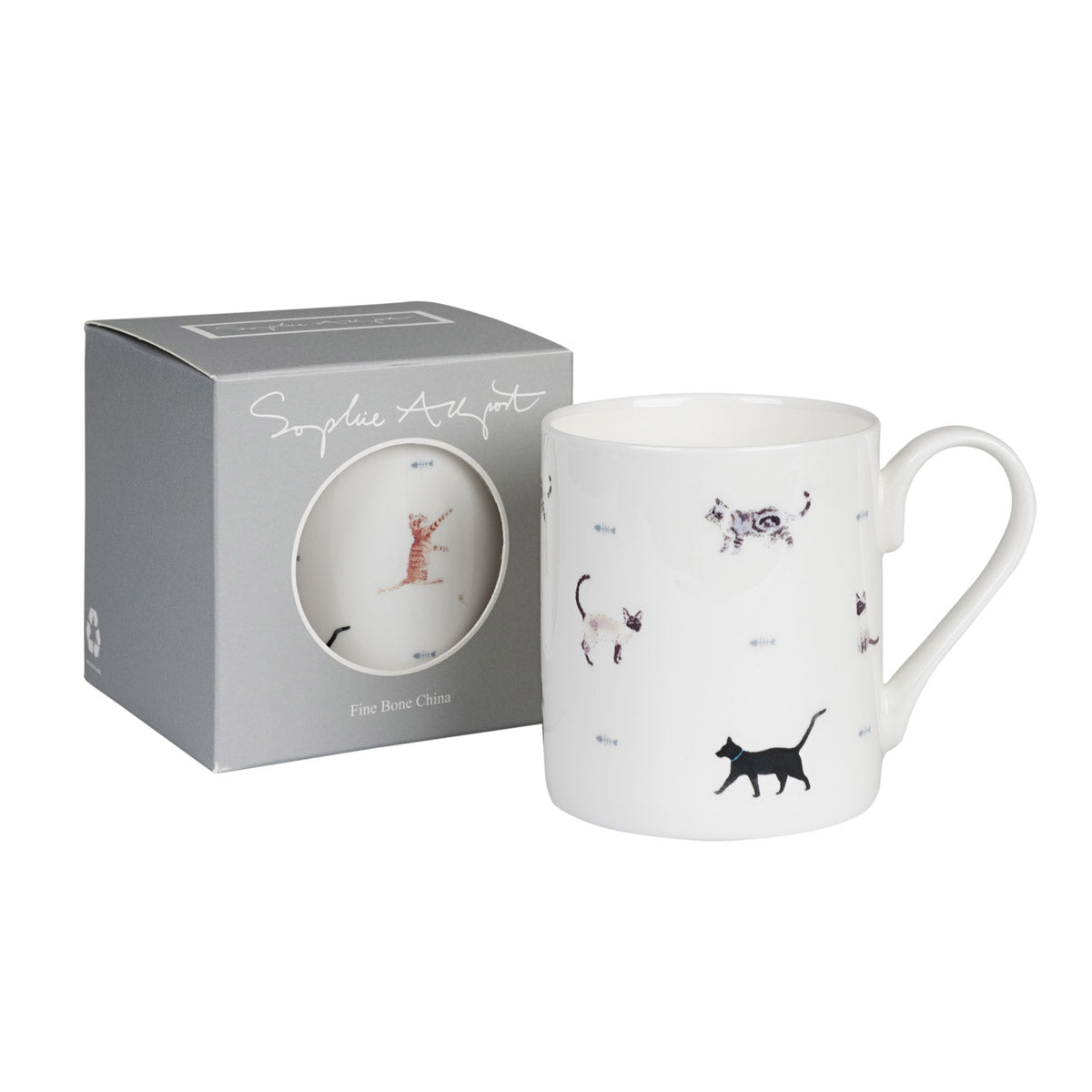Cats Bones Mug by Sophie Allport