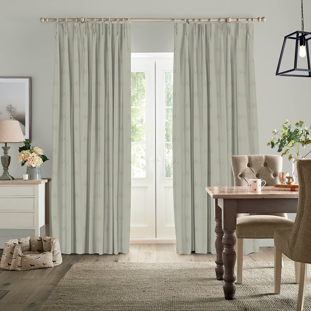 Elephant Natural Made to Measure Curtains