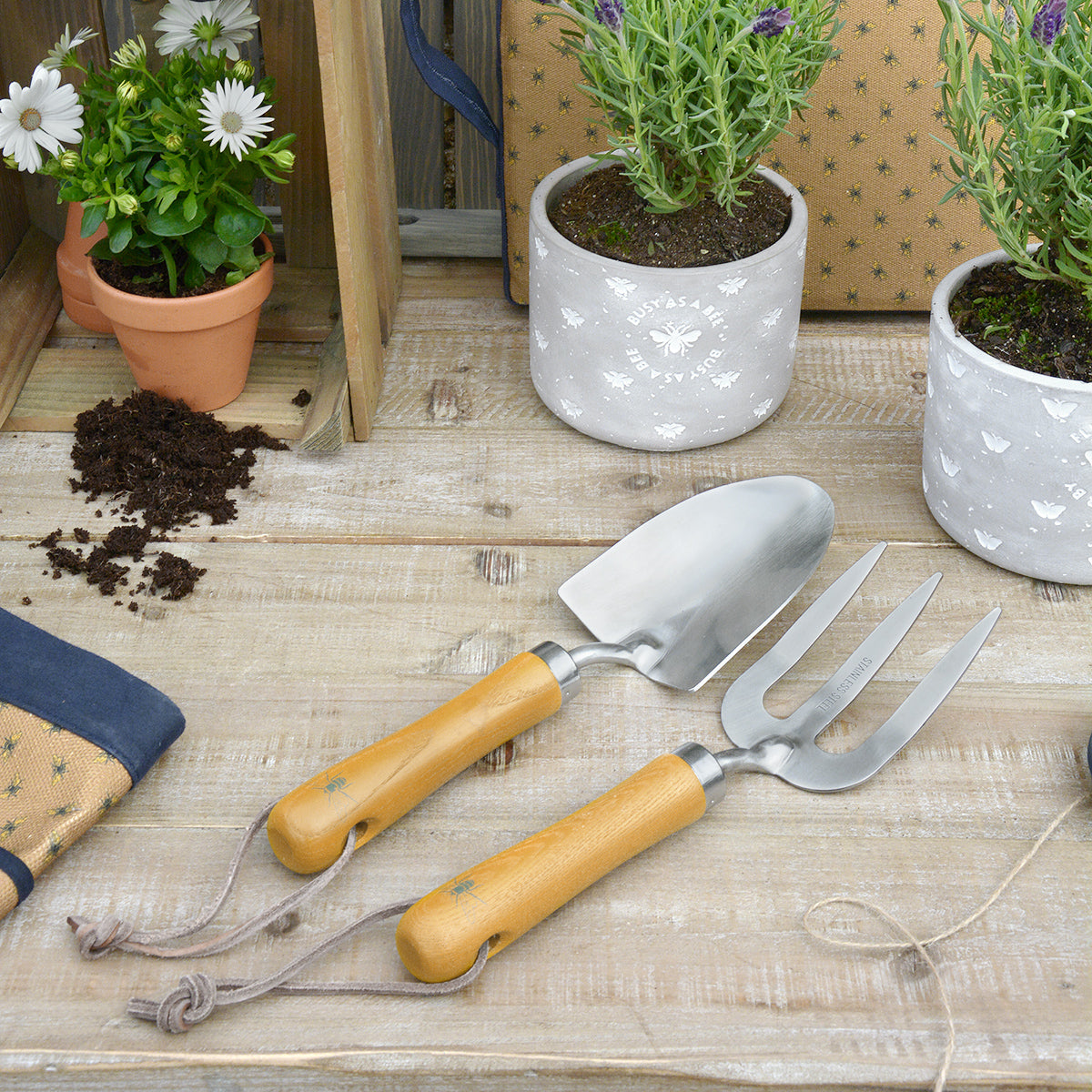 personalised garden tool set Bees Garden Tool Set by Sophie Allport