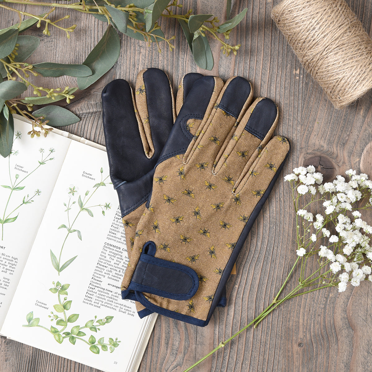 Bees Gardening Gloves by Sophie Allport
