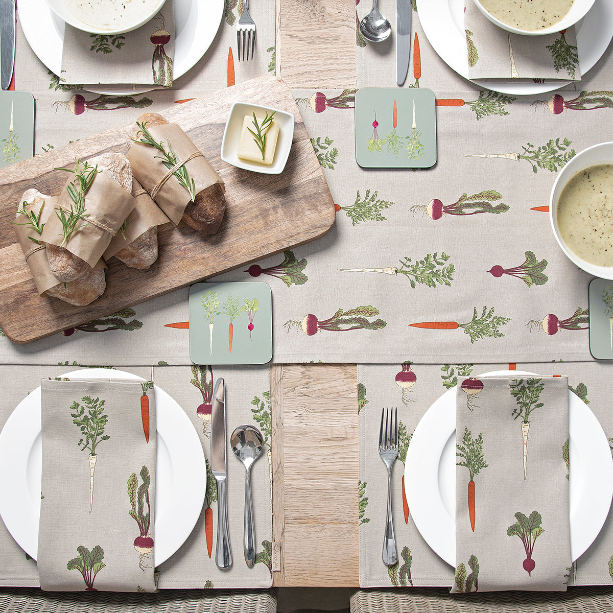 Home Grown Fabric Placemat by Sophie Allport