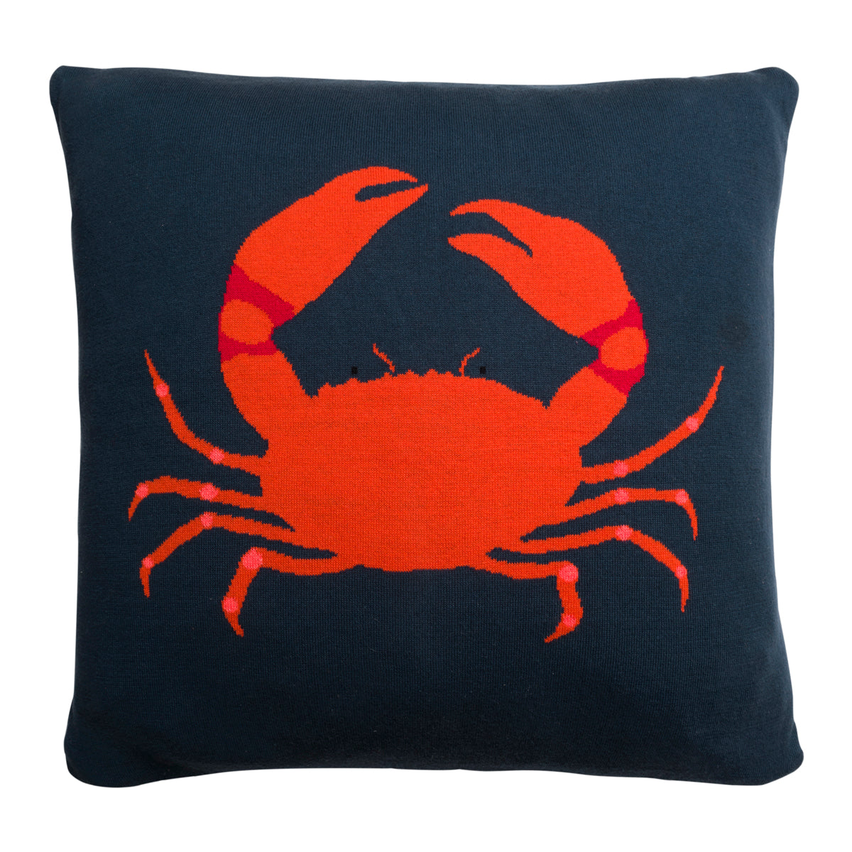 Sophie Allport Crab Knitted Cushion