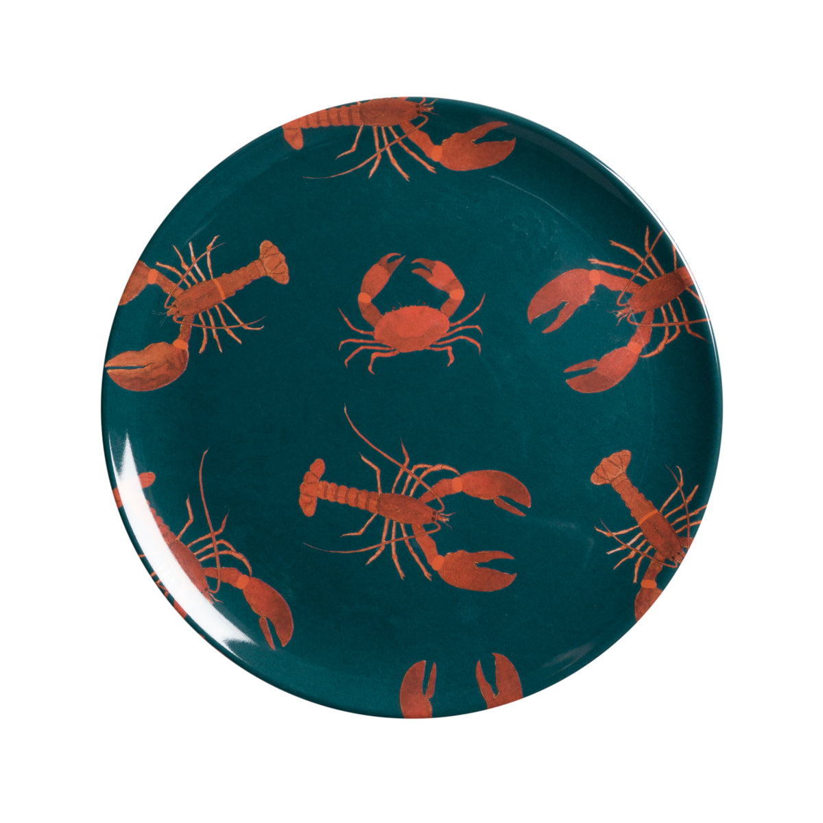 Lobster Melamine Side Plate by Sophie Allport