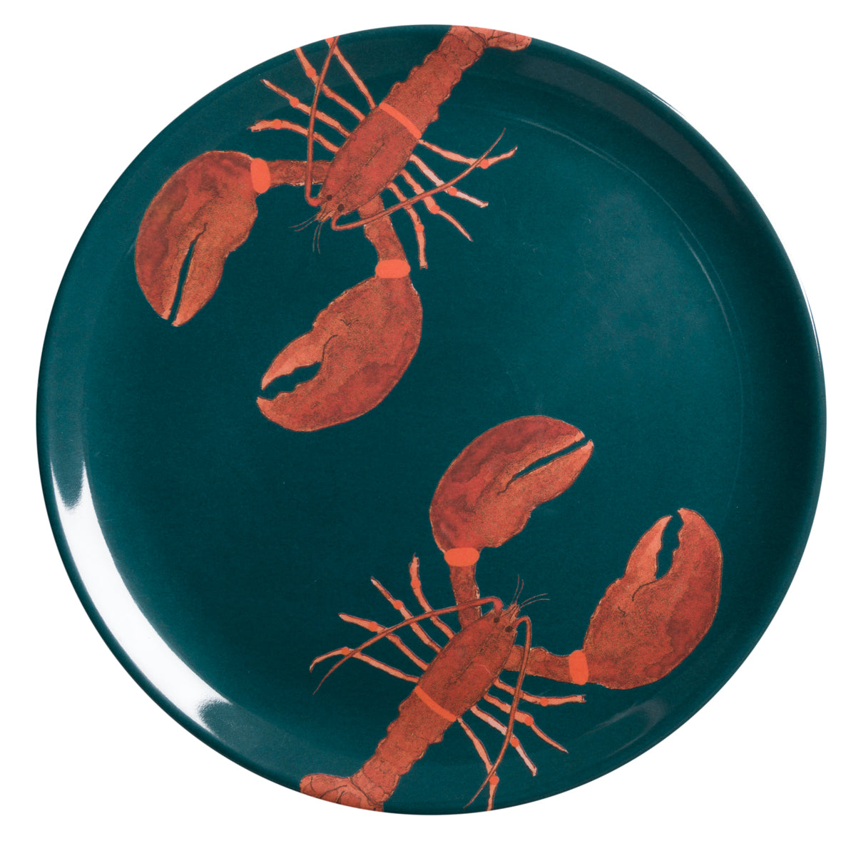 Lobster Melamine Dinner Plate by Sophie Allport