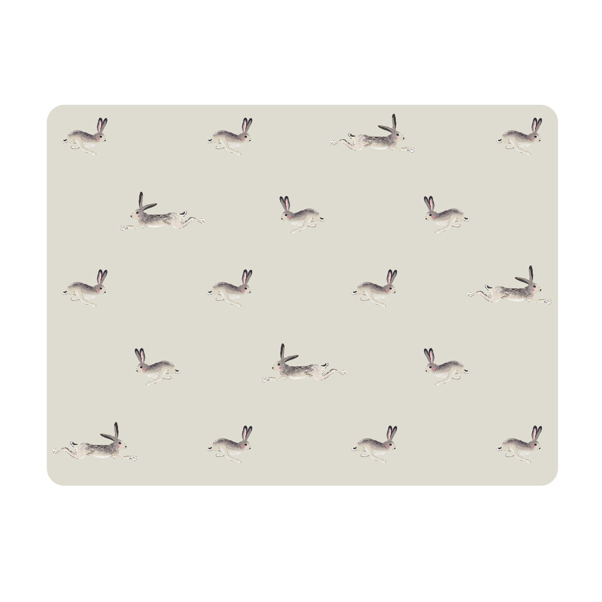Hare Placemats Set of 4 by Sophie Allport