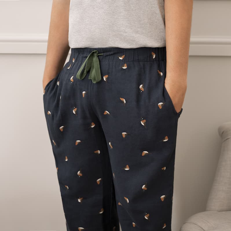 Robin Mens Pyjama Bottoms by Sophie Allport