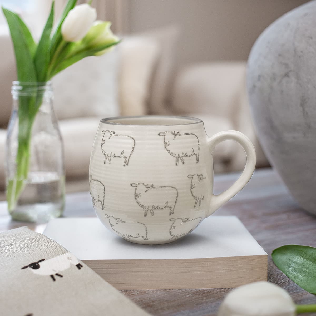 Sheep Stoneware Mug by Sophie Allport