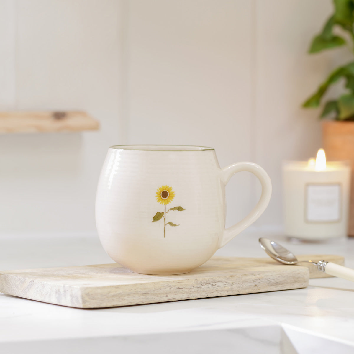 Sunflower Stoneware Mug by Sophie Allport