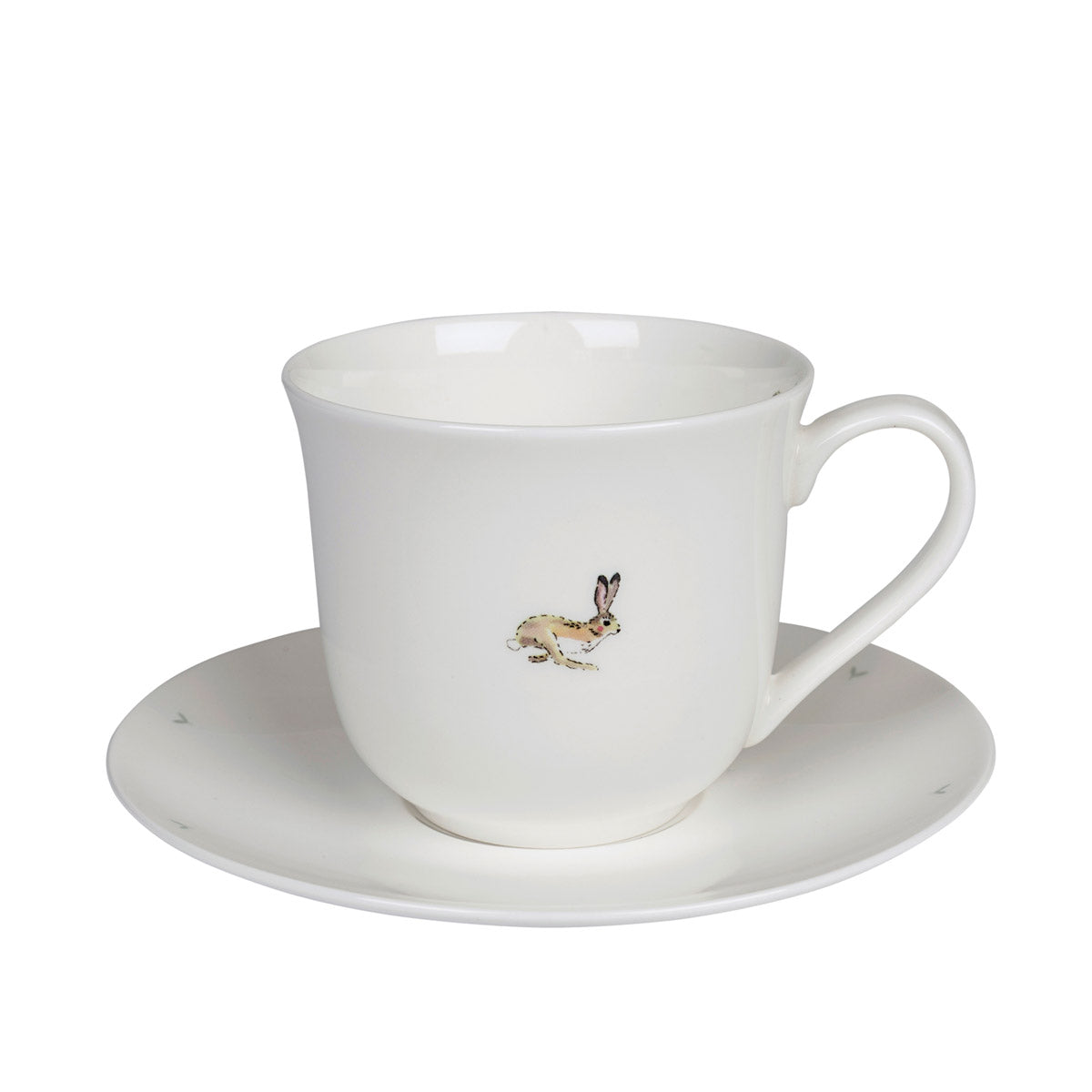 Hare Teacup & Saucer by Sophie Allport