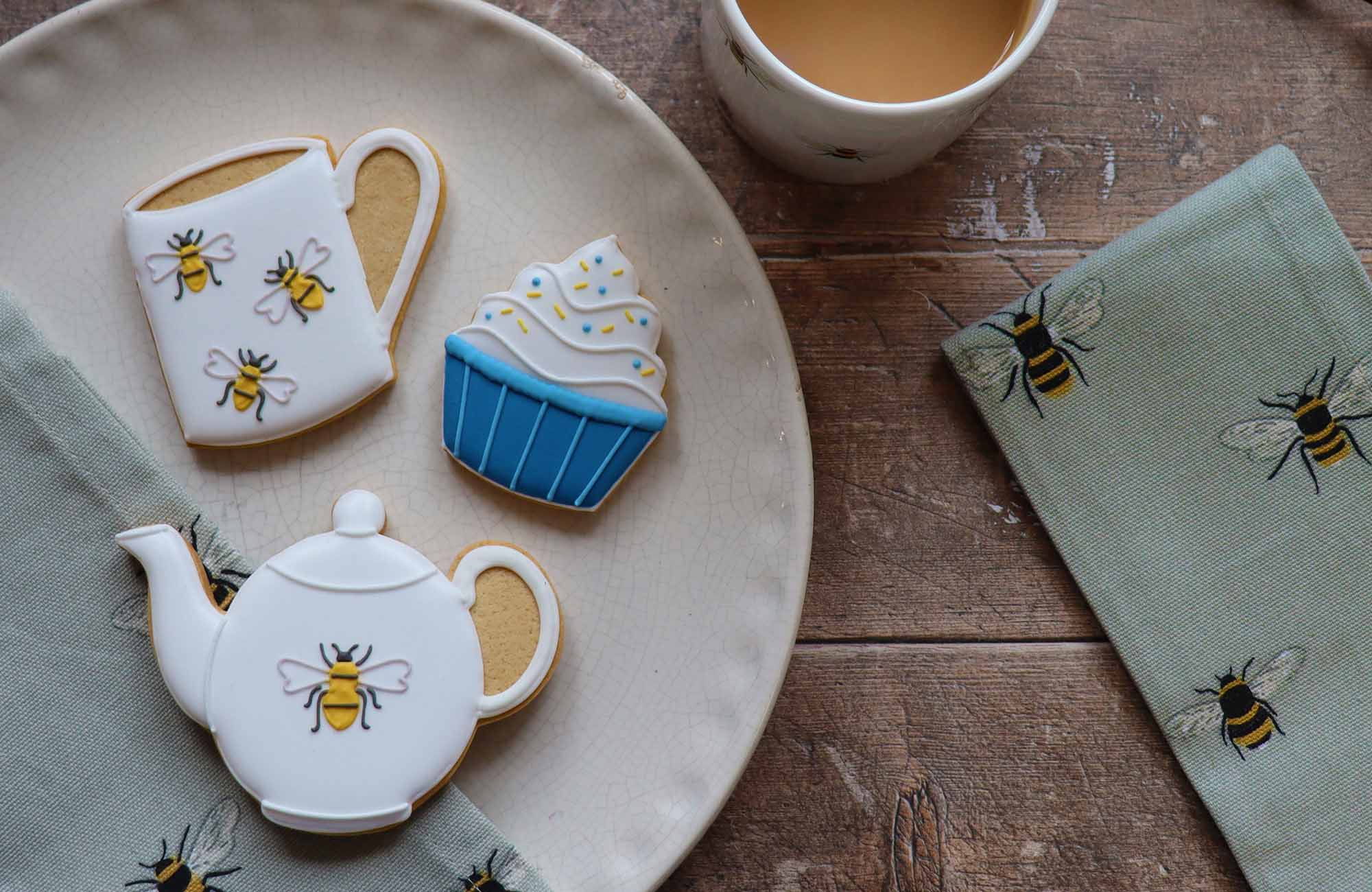 At the table with Biscuiteers founder and CEO, Harriet Hastings