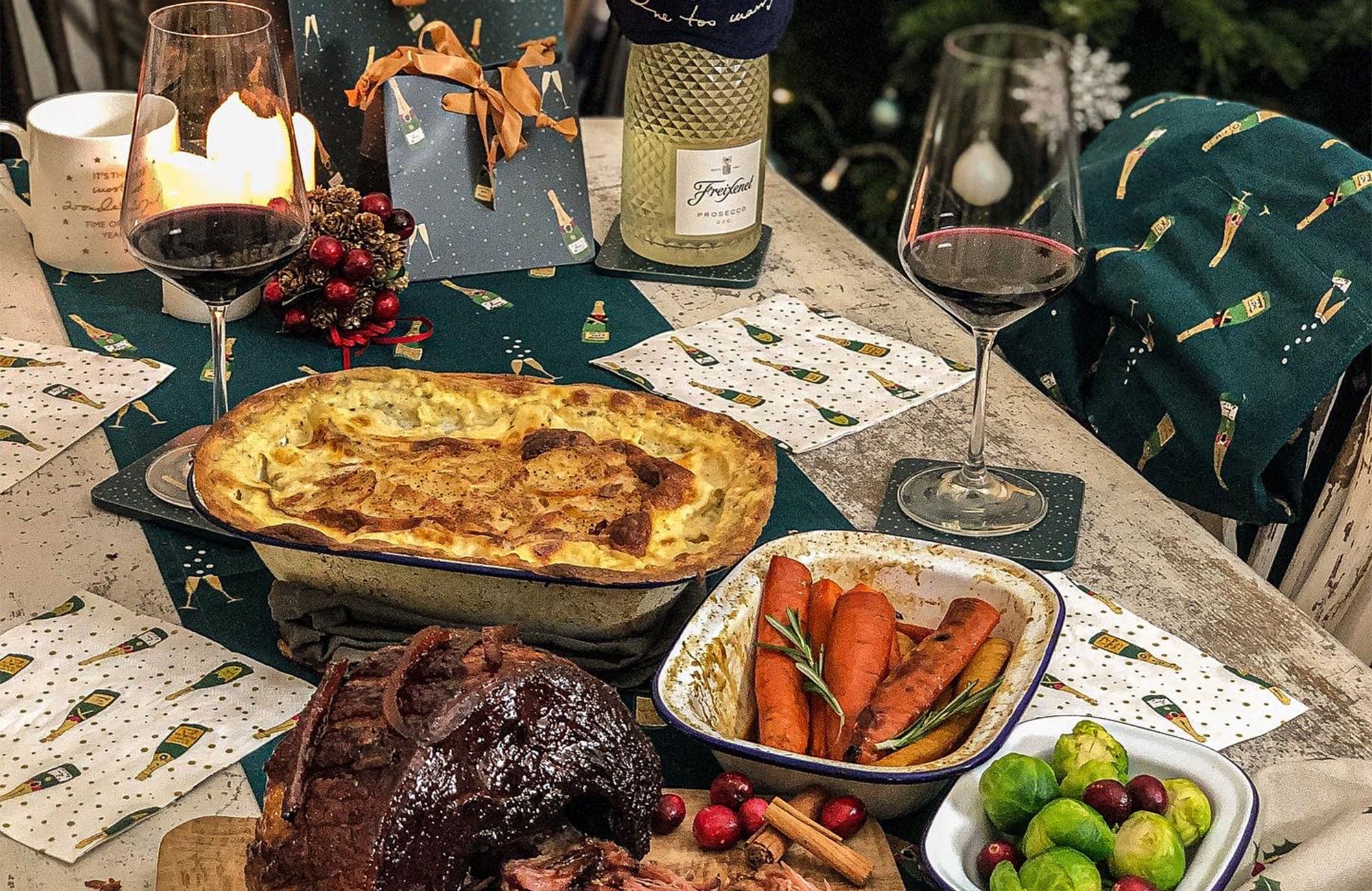 Mulled Wine Glazed Gammon