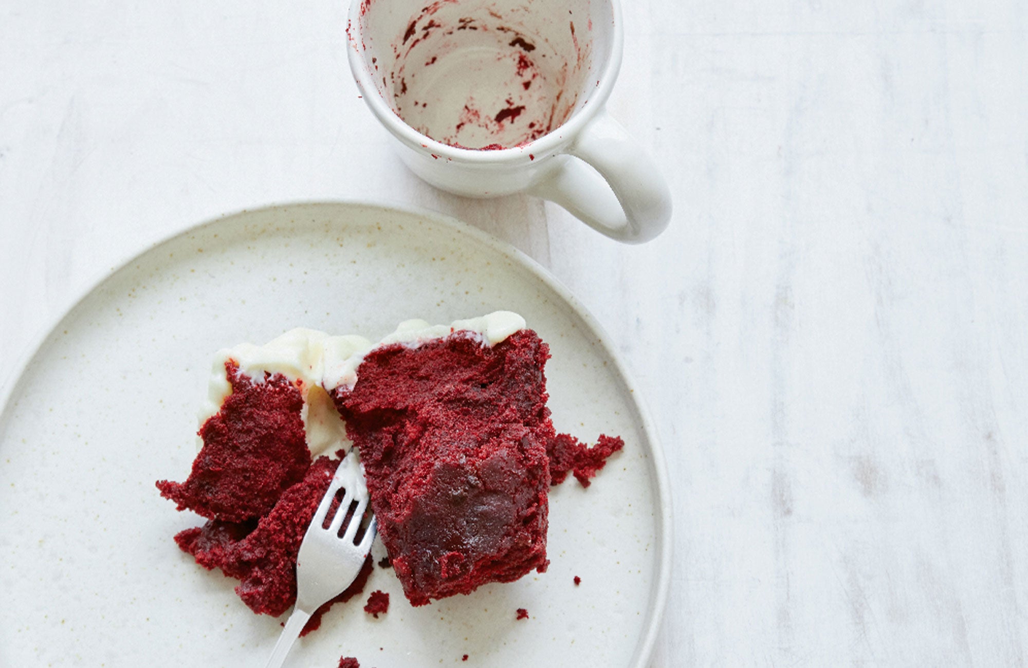 Red Velvet Mug Cake Recipie