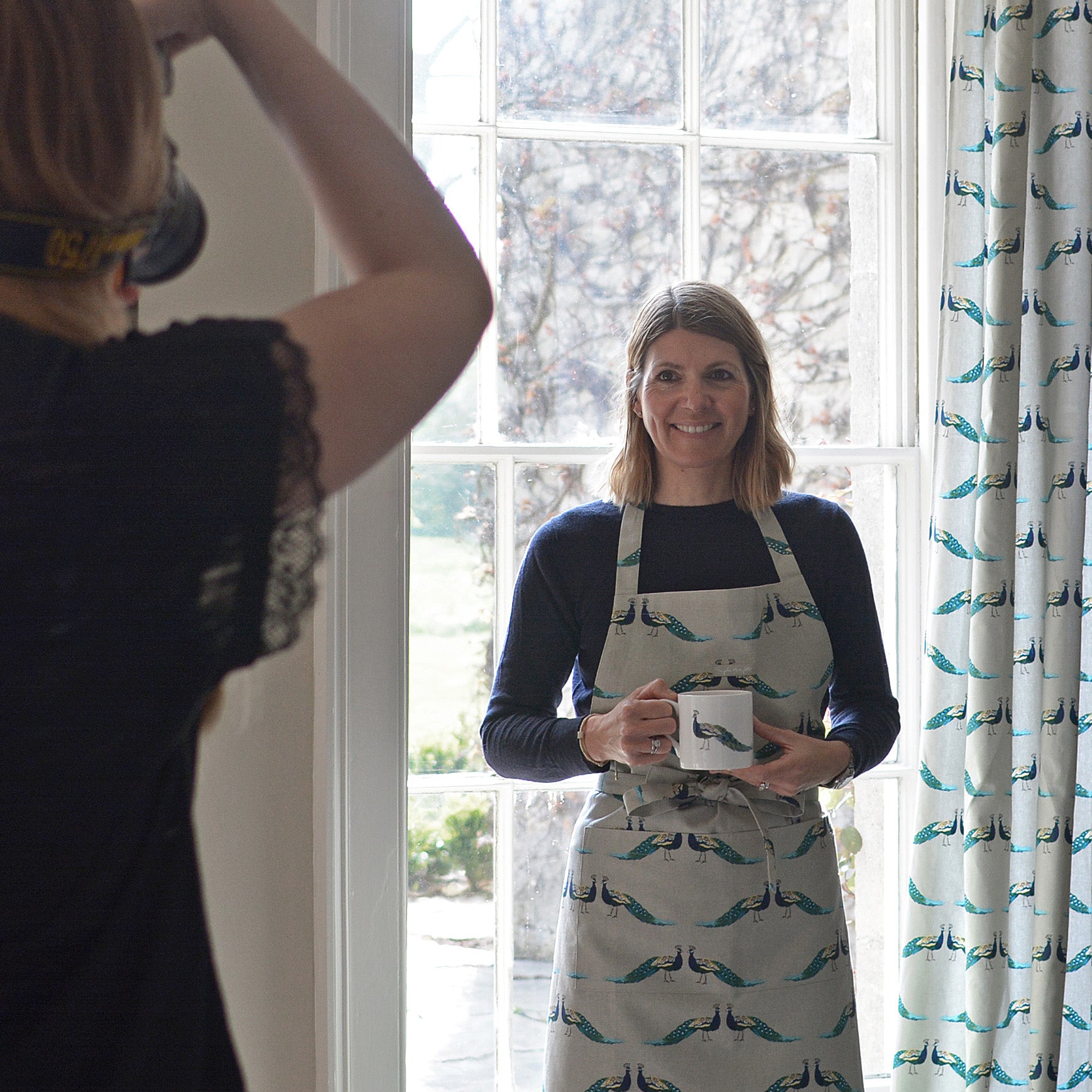 Behind the scene of Sophie Allport Peacock Collection