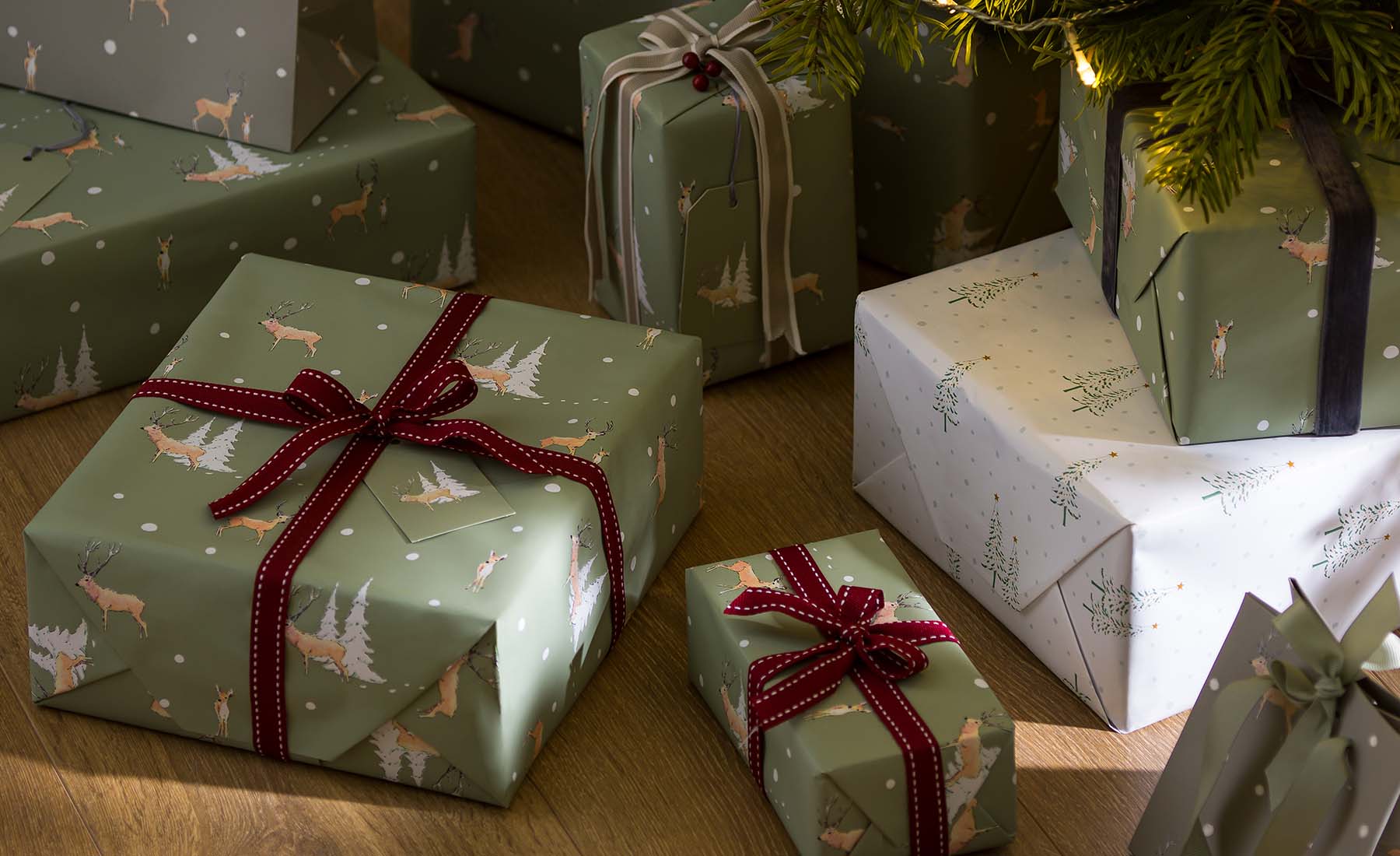 Luxury Christmas Wrapping Paper & Gift Bags