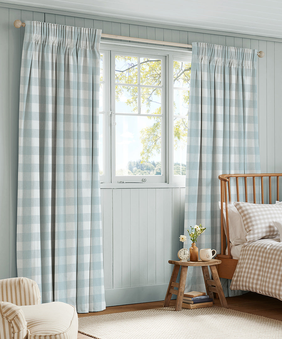 Gingham Curtains & Blinds