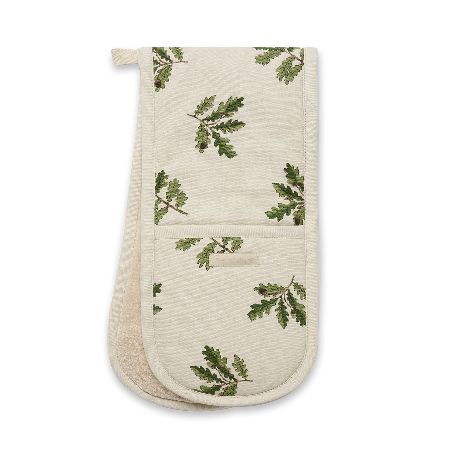 Acorn & Oak Leaves Double Oven Glove by Sophie Allport