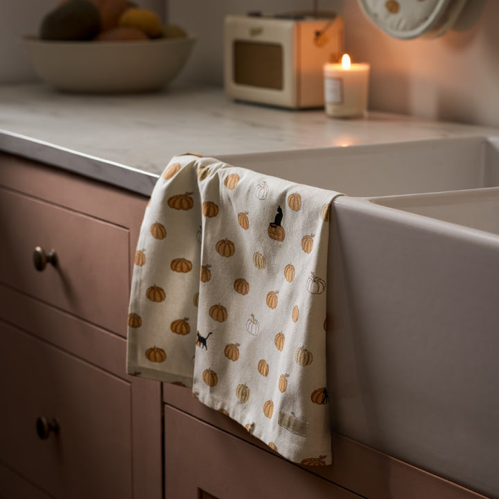 Trick or Treat Tea Towel by Sophie Allport