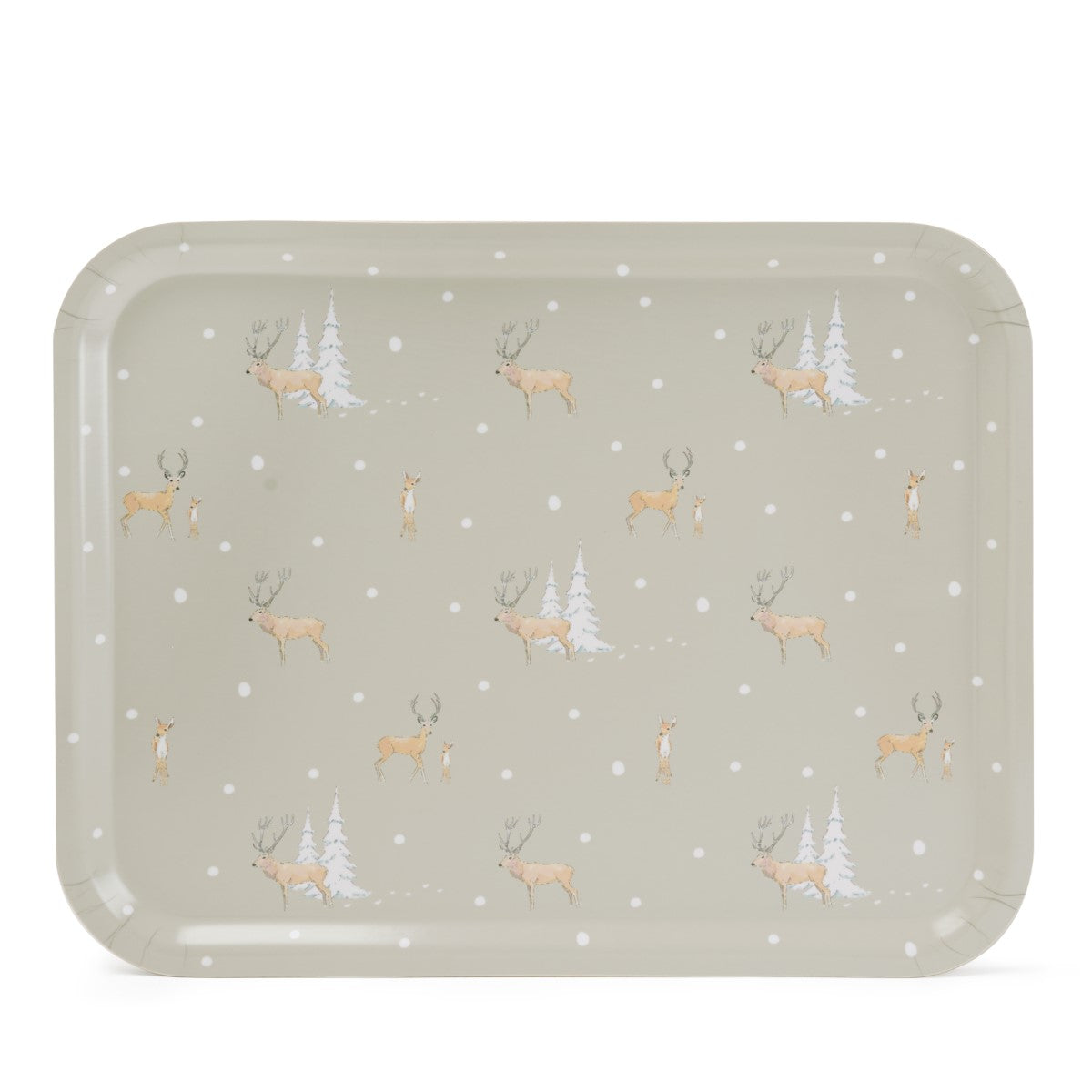 Christmas Stags Serving Tray - Large
