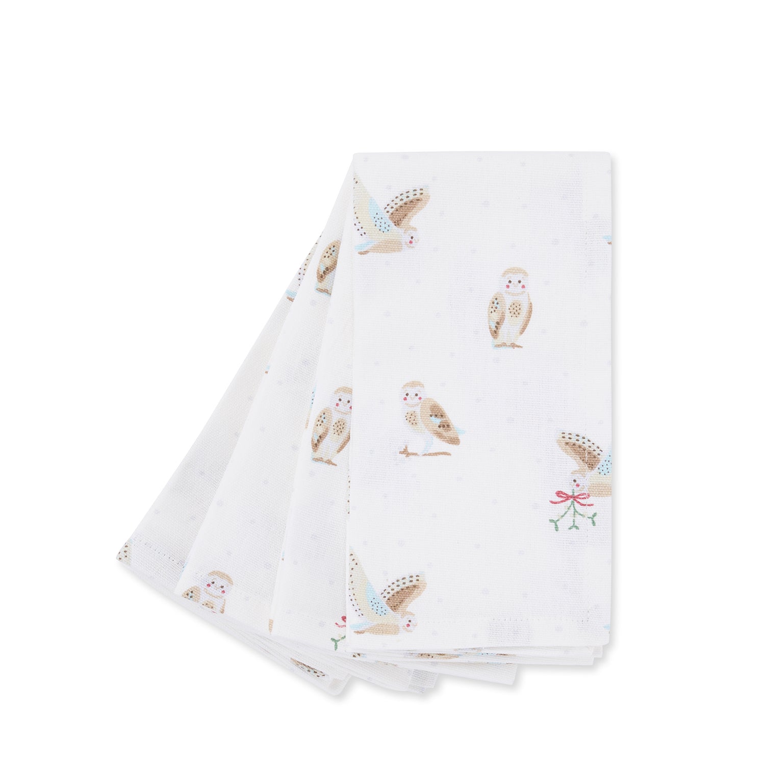Snowy Owls Napkins (Set of 4) by Sophie Allport