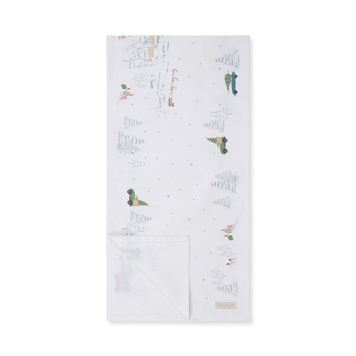 Home For Christmas Border Table Runner by Sophie Allport