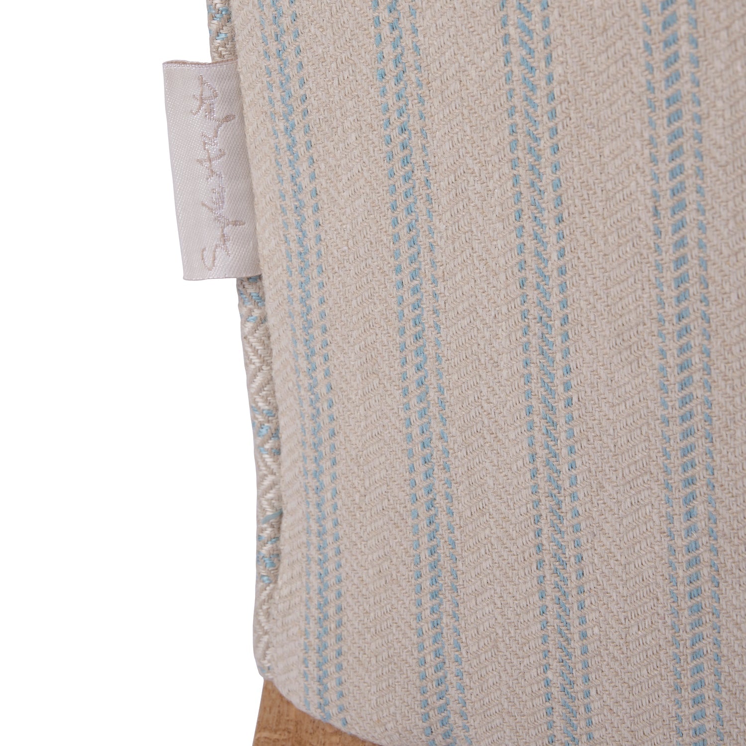 Hambleton Armchair - Burley Blue Stripe by Sophie Allport