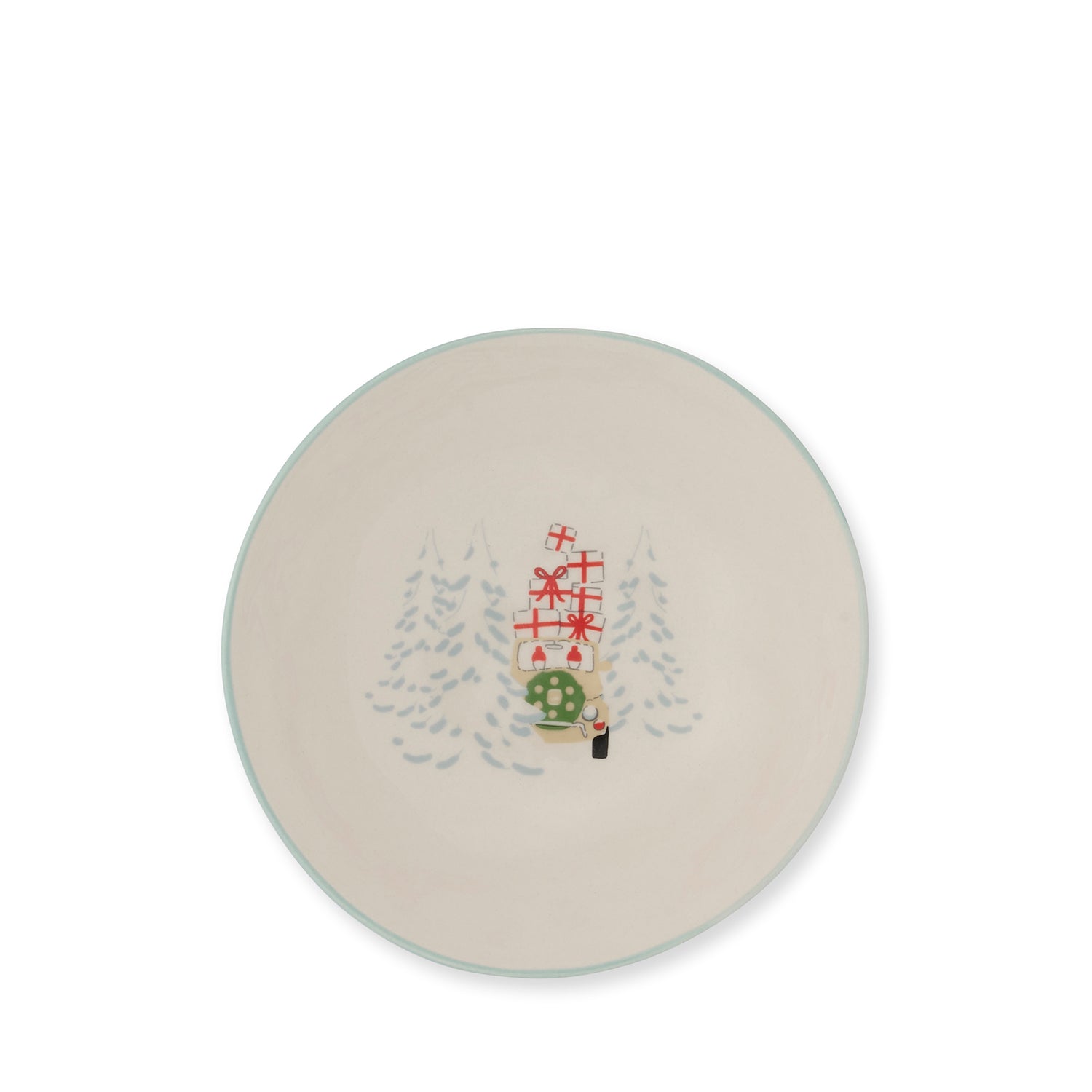 Home for Christmas Stoneware Nibbles Bowl by Sophie Allport