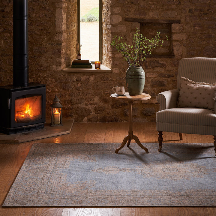 Rutland Rug - Blue by Sophie Allport