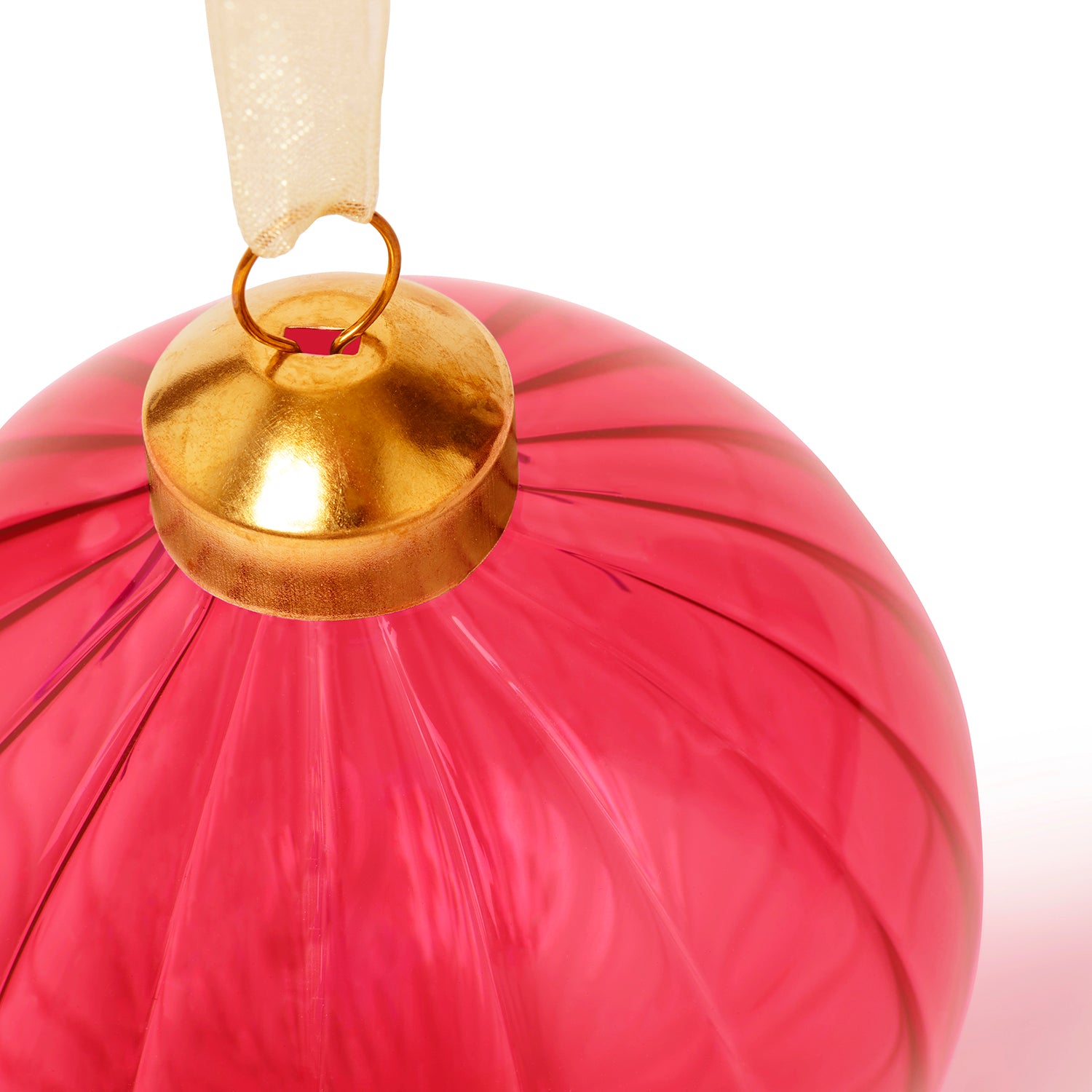 Pink Glass Bauble