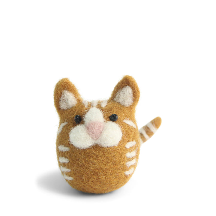 Cat Felt Decoration - Ginger