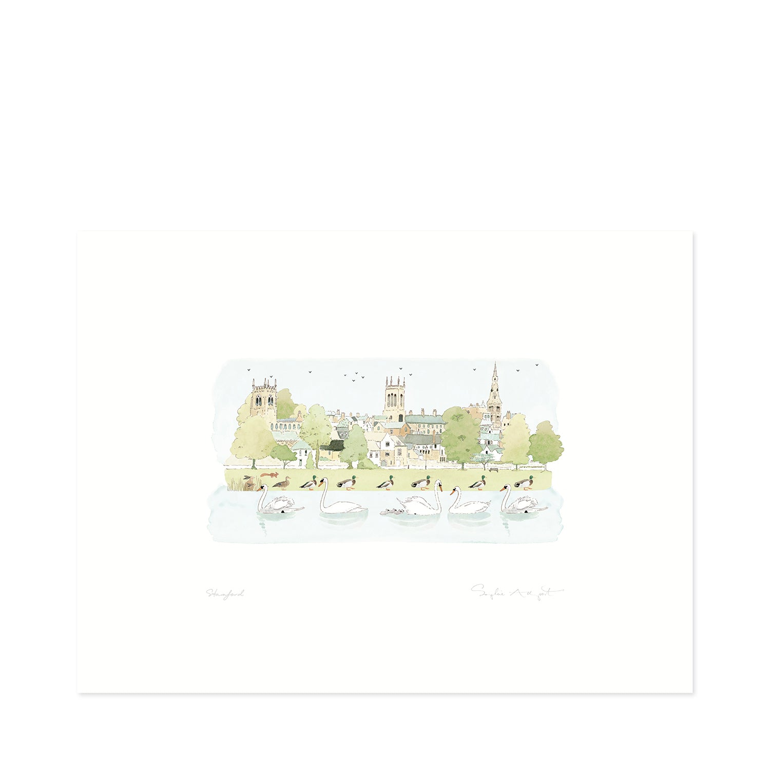 Stamford River Print