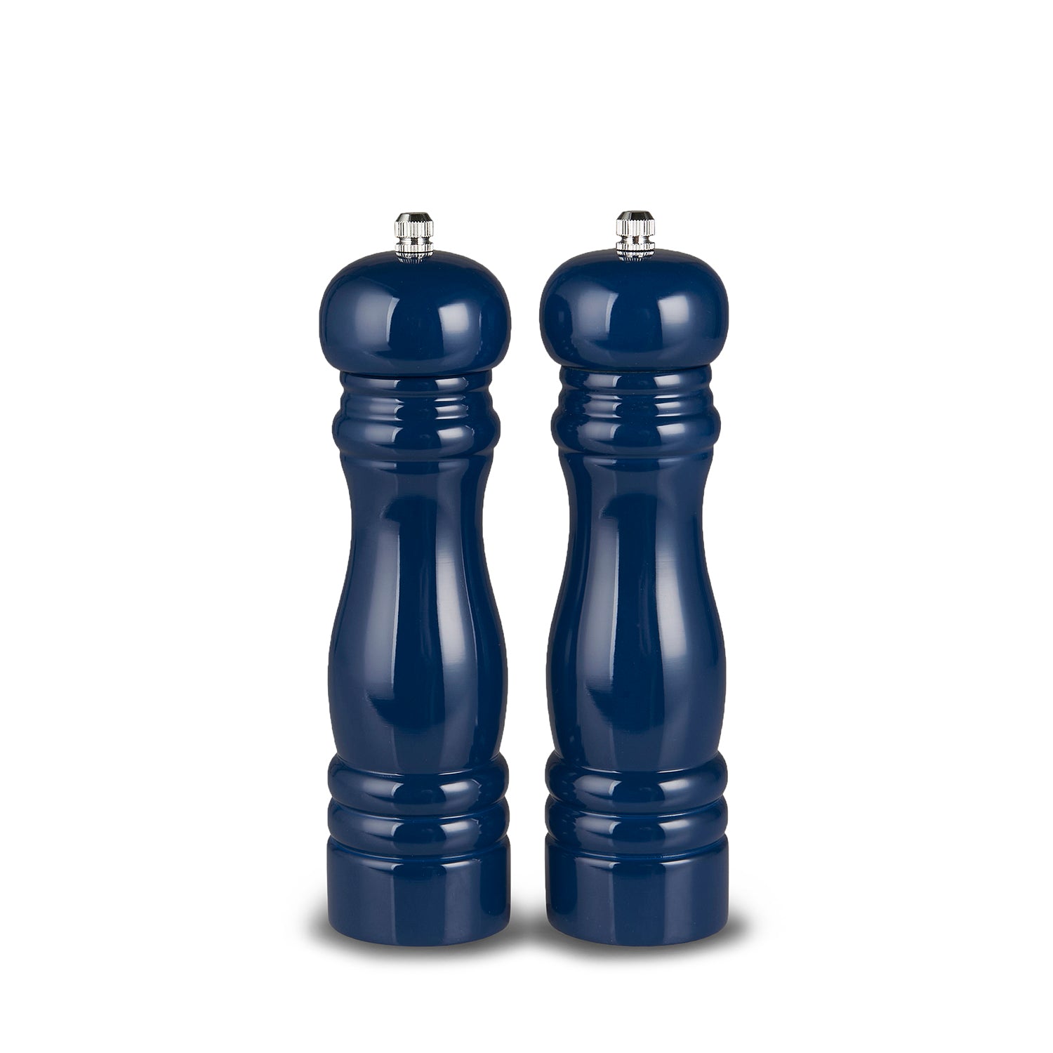 Navy Wooden Salt and Pepper Mills