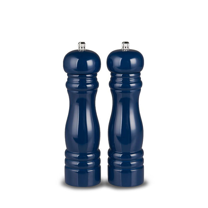Navy Wooden Salt and Pepper Mills