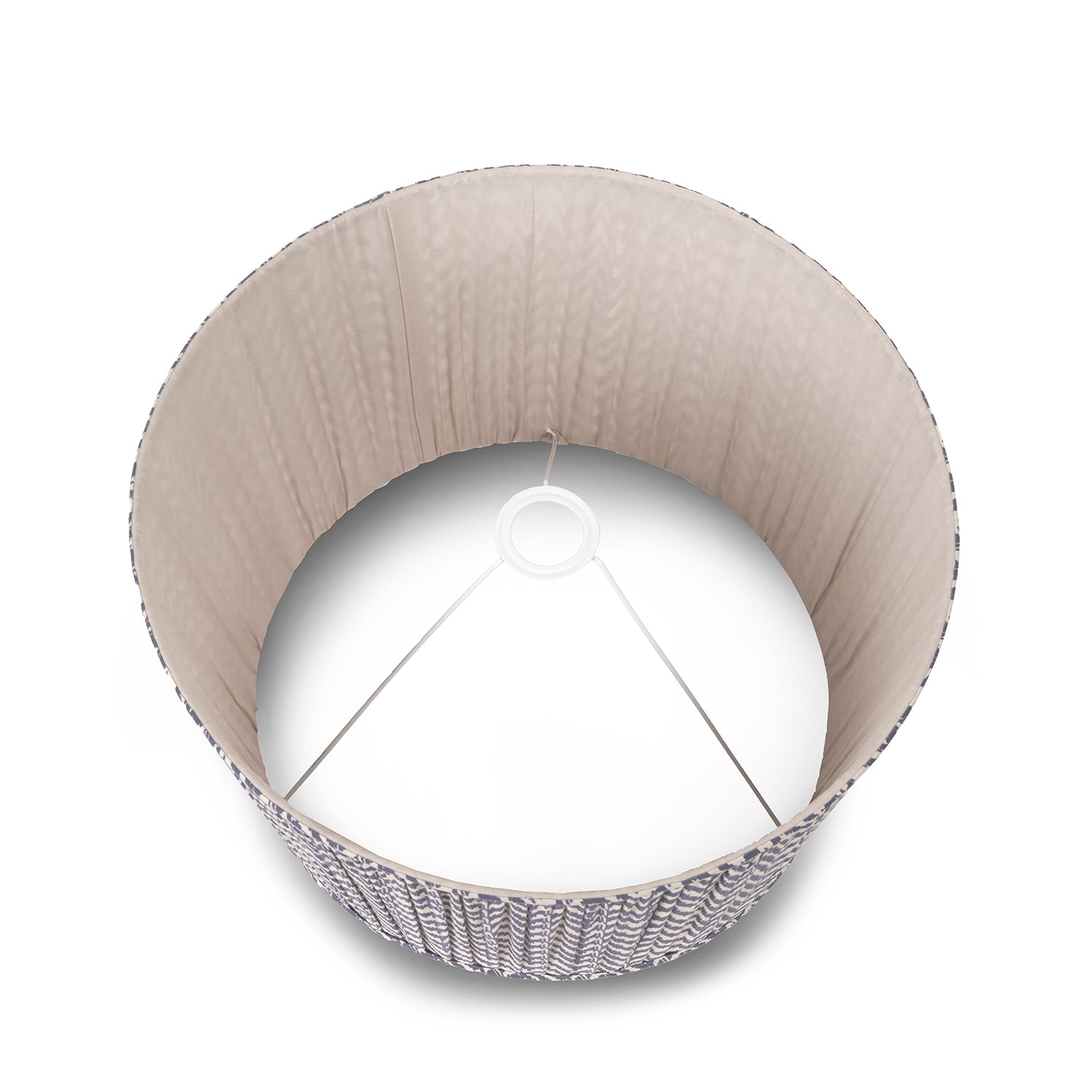 Hambleton Blue Pleat Lampshade