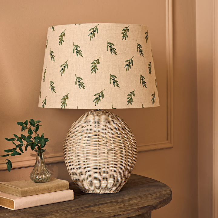 Langham Rattan Table Lamp Base