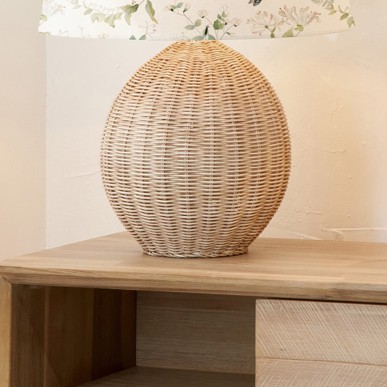Langham Rattan Table Lamp Base