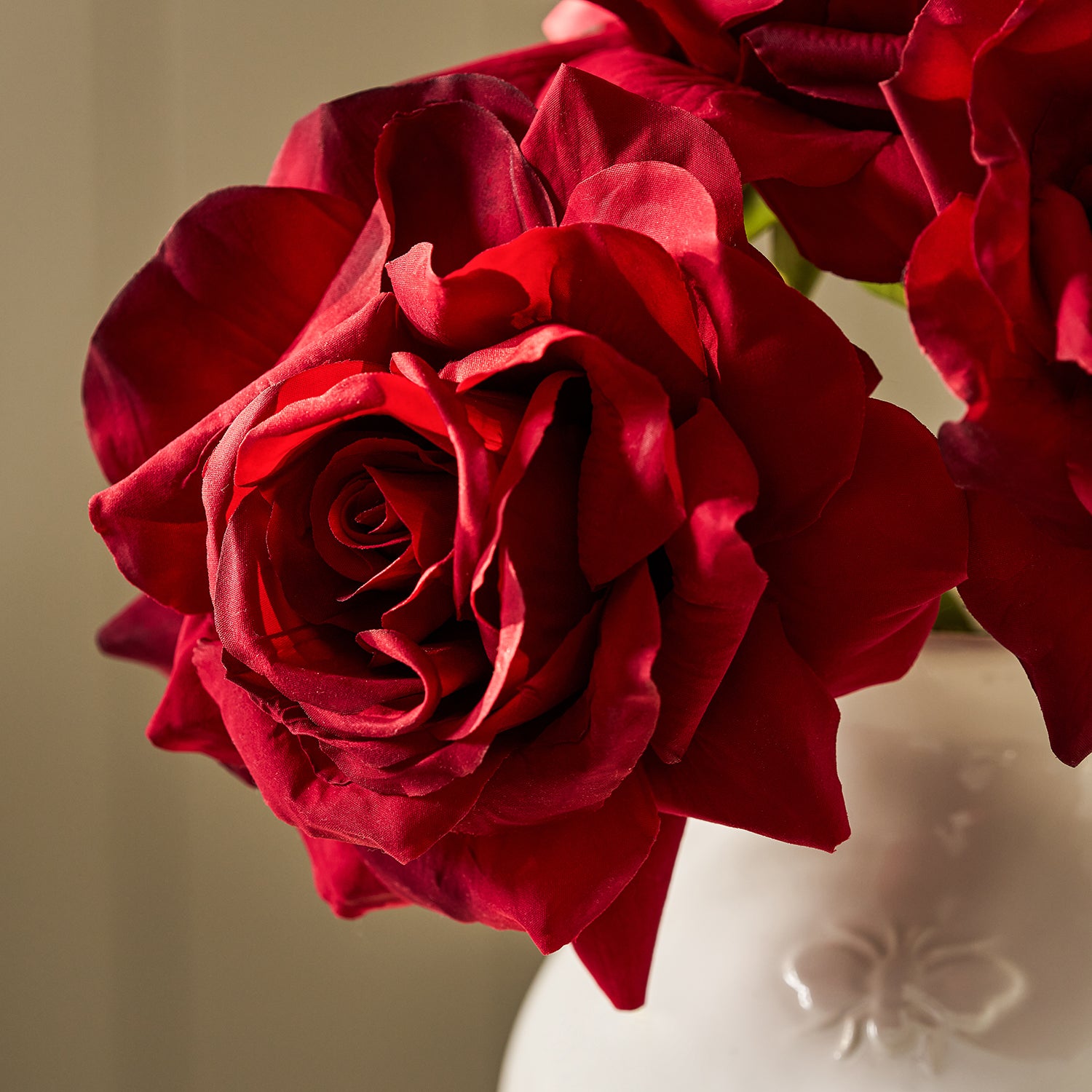 Faux Red Tea Rose