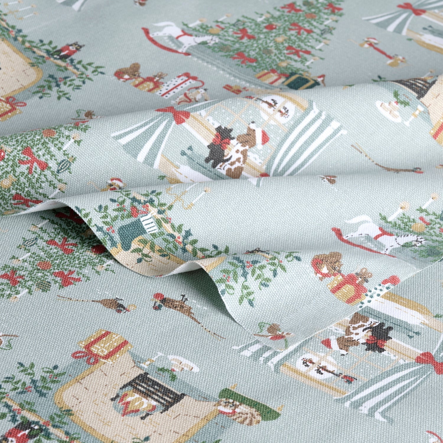 Cosy Christmas Fabric By The Metre